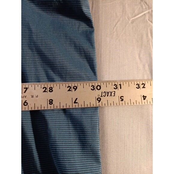 Swiss Tech Shirt Men 3XL Blue Black Checks Button Up Long Sleeve Pockets Stretch - Picture 5 of 5